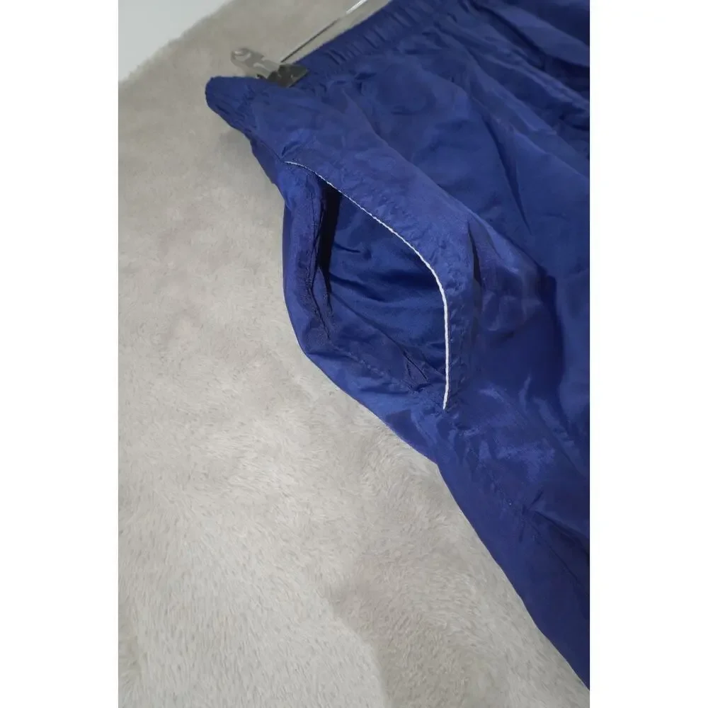 Vintage Nike Youth XL Blue Nylon Track Shorts Swoosh Logo Y2K Athletic